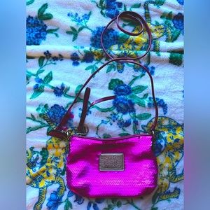 Coach Poppy Sequin mini purse